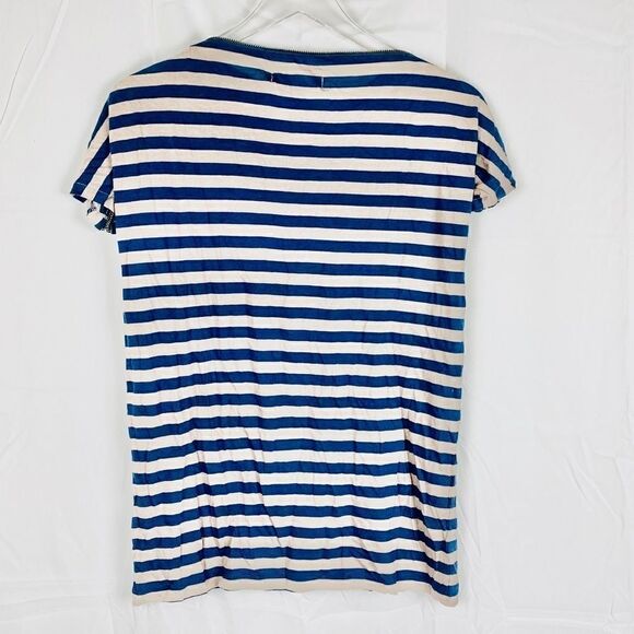 MADEWELL Hi-Line ZIP Neckline Tee. - Picture 2 of 4